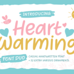 Heart Warming Font Poster 1