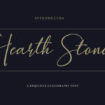 Hearth Stone Font Poster 1