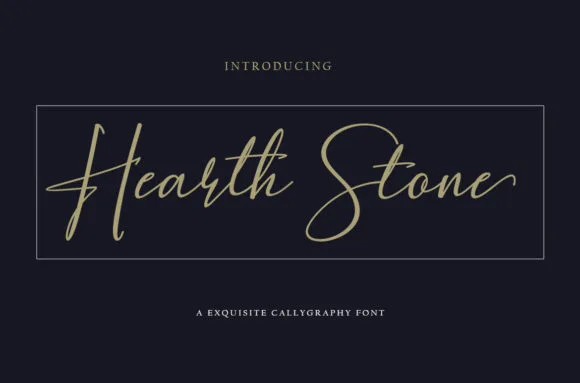 Hearth Stone Font Hearth Stone Font Poster 1