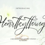 Heartkything Script Font Poster 1