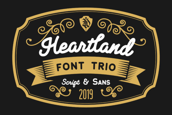 Heartland Trio Font Poster 1