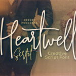 Heartwell Script Font Poster 1