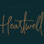 Heartwell Script Font Poster 5