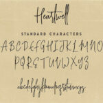 Heartwell Script Font Poster 6