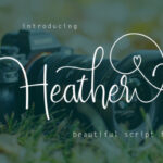 Heather Font Poster 1