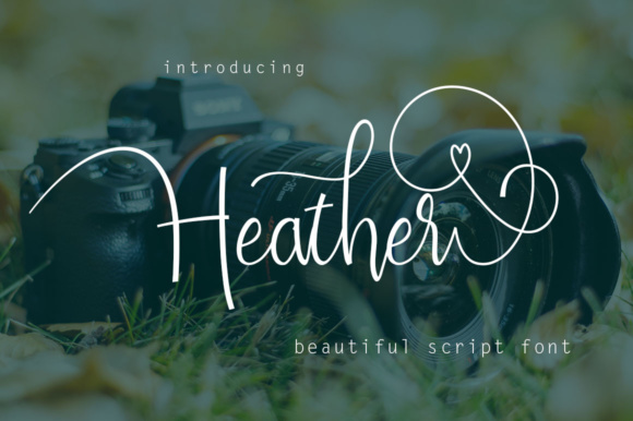 Heather Font Poster 1