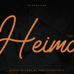 Heima Font Poster 1