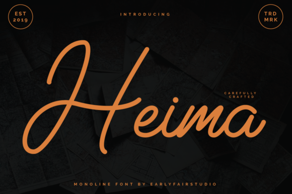 Heima Font Poster 1