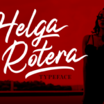 Helga Rotera Font Poster 1