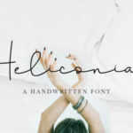 Heliconia Script Font Poster 1