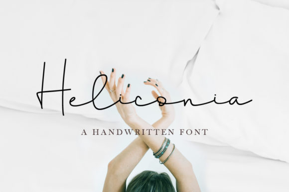 Heliconia Script Font Poster 1