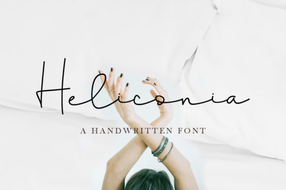 Heliconia Script Font Poster 1