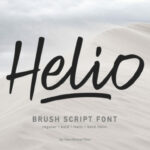 Helio Font Poster 1