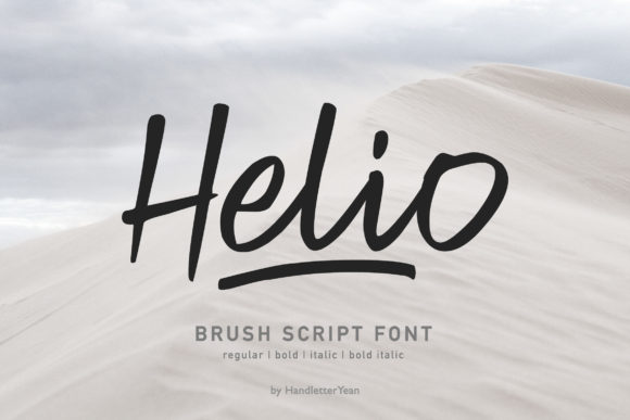 Helio Font Poster 1