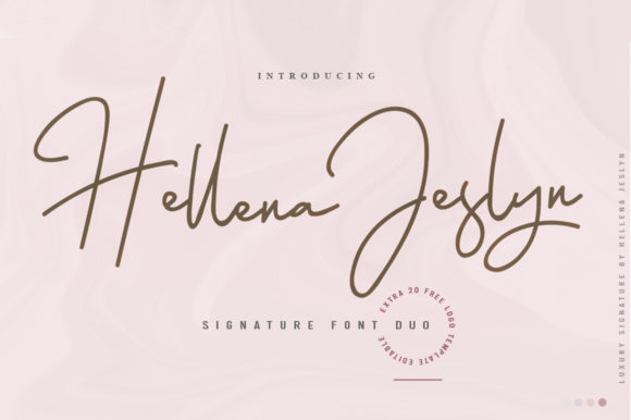 Hellena Jeslyn Duo Font