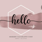 Hello Font Poster 1