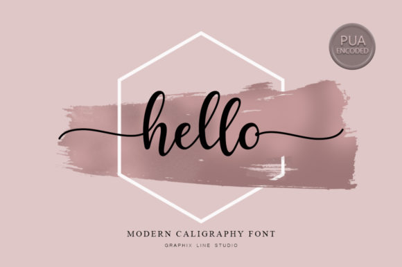 Hello Font Poster 1