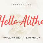 Hello Alitha Font Poster 1