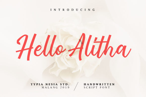 Hello Alitha Font Poster 1