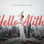 Hello Alitha Font Poster 2