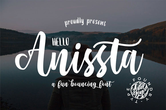 Hello Anissta Font Poster 1