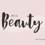 Hello Beauty Font Poster 1