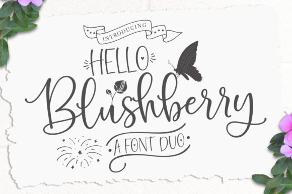 Hello Blushberry Duo Font