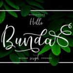 Hello Bunda Font Poster 1