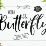 Hello Butterfly Duo Font Poster 1