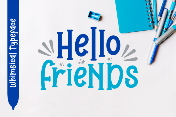 Hello Friends Font Poster 1