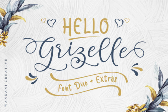 Hello Grizelle Duo Font Poster 1