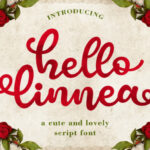 Hello Linnea Font Poster 1