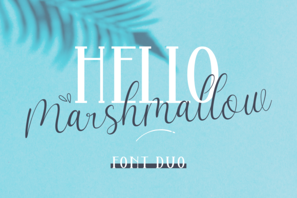 Hello Marsmallow Duo Font Poster 1