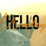 Hello Monday Font Poster 1