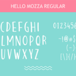 Hello Mozza Font Poster 6