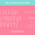 Hello Mozza Font Poster 7