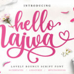 Hello Najwa Font Poster 1