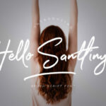 Hello Santtiny Font Poster 1