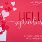 Hello September Font Poster 14