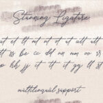 Hello Signature Font Poster 10