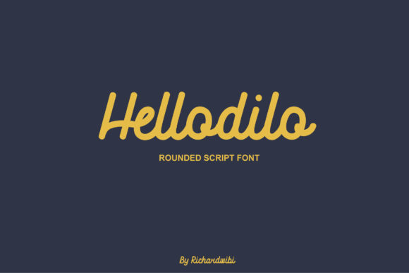 Hellodilo Font Poster 1