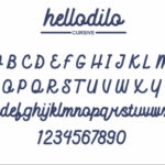 Hellodilo Font Poster 4