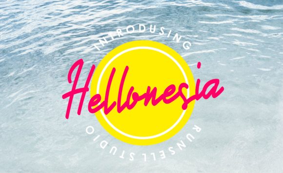 Hellonesia Font Poster 1