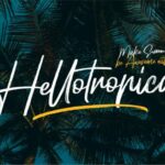 Hellotropica Font Poster 1