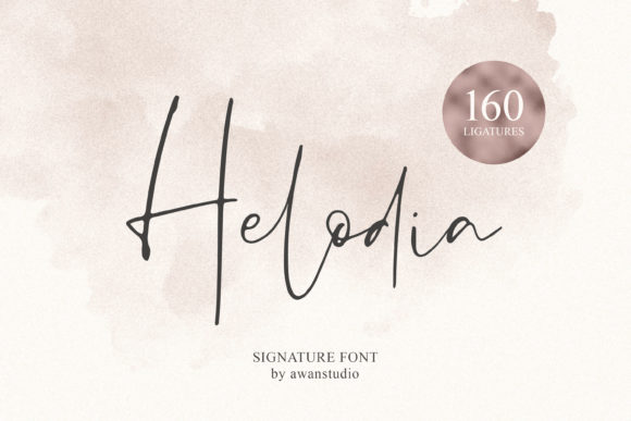 Helodia Font Poster 1