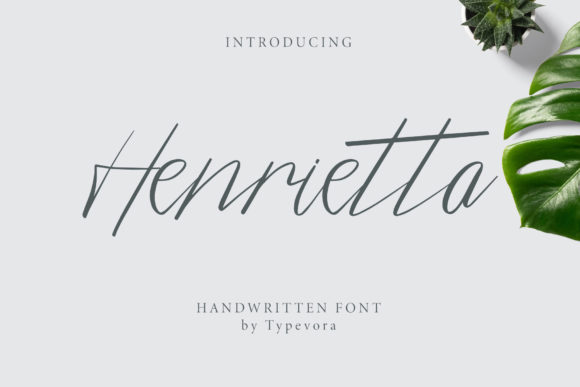 Henrietta Font Poster 1
