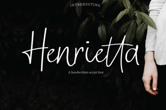 Henrietta Font Henrietta Font Poster 1