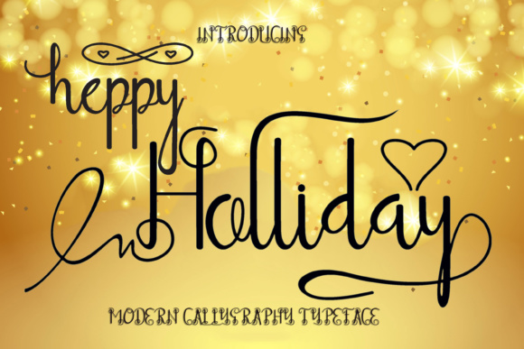 Heppy Holliday Font Poster 1