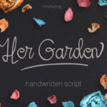 Her Garden Font Poster 1