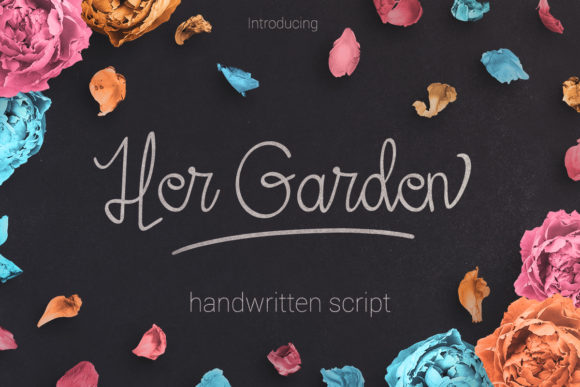 Her Garden Font Poster 1